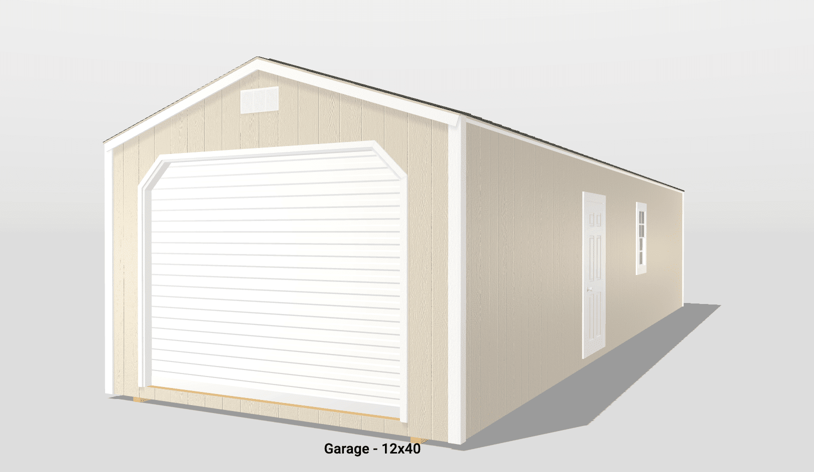 ☆American Garage 12x40 Garage - Amish Garages