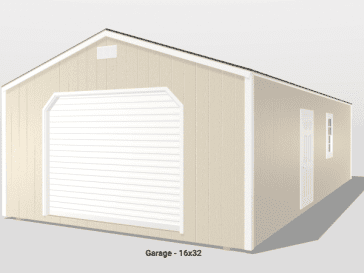 ☆American Garage 16x40 Garage - Amish Garages
